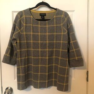 Cynthia Rowley pullover 3/4 sleeve sweater
